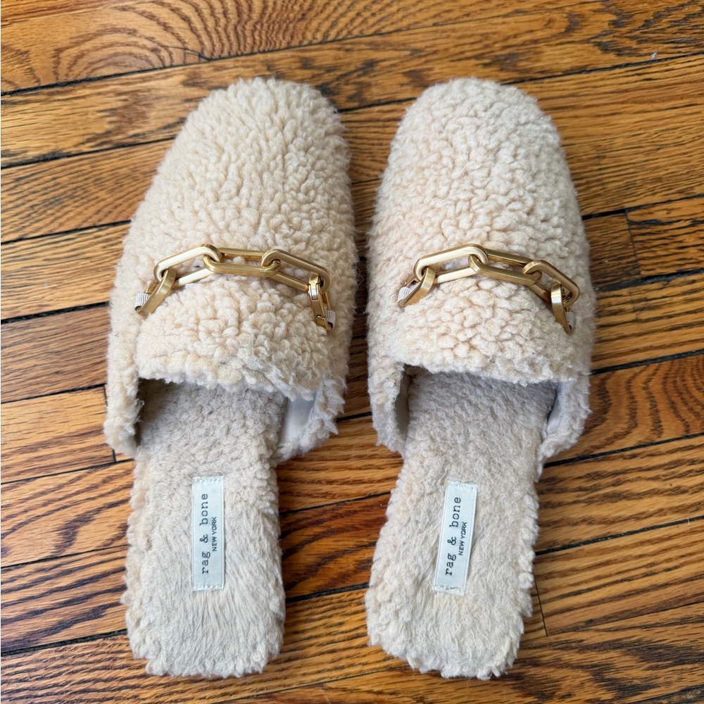 Rag & Bone Essex Sherpa Slip on Mule